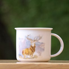 Porcelánový hrnček s obrázkom 8 - Jeleň