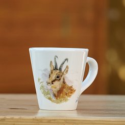 Porcelánový hrnček s obrázkom 6 - Kamzík