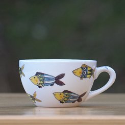 Porcelánový hrnček s obrázkom 9 - Ryby